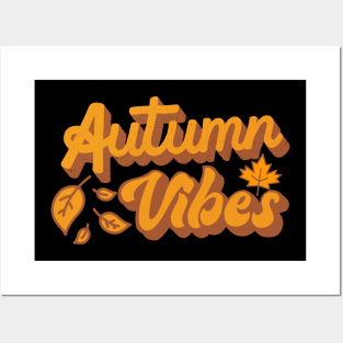 Autumn Vibes And Happy Fall Yall Posters and Art